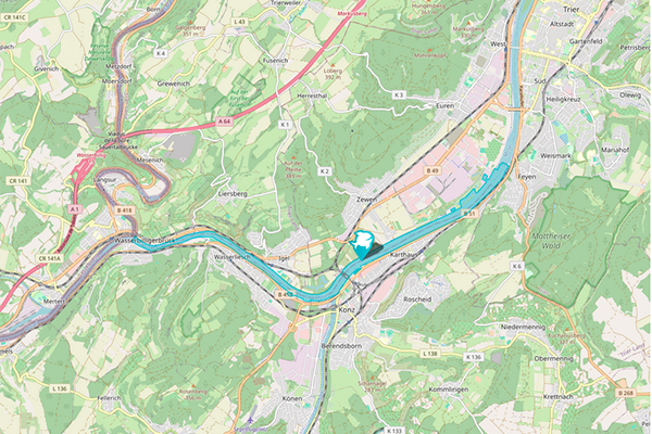 Angelkarte kaufen für Rheinland-Pfalz Fiskado - Mosel 110 Stauhaltung Trier - Angelkarte kaufen für Rheinland-Pfalz -